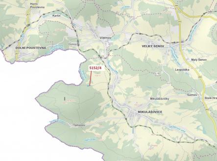 Prodej pozemku, les, 3 638 m²