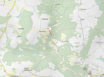 Prodej pozemku, les, 3 291 m²