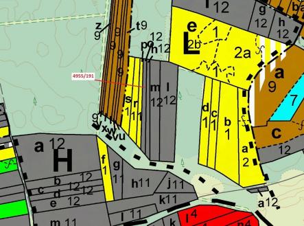 Prodej pozemku, les, 1 174 m²