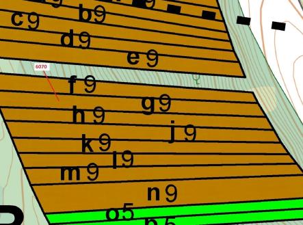 Prodej pozemku, les, 2 892 m²