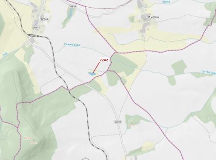 Prodej pozemku, les, 3 972 m²