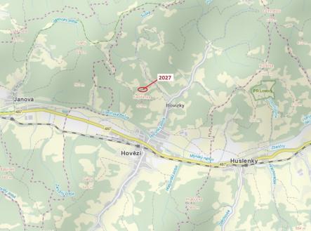 Prodej pozemku, les, 1 252 m²