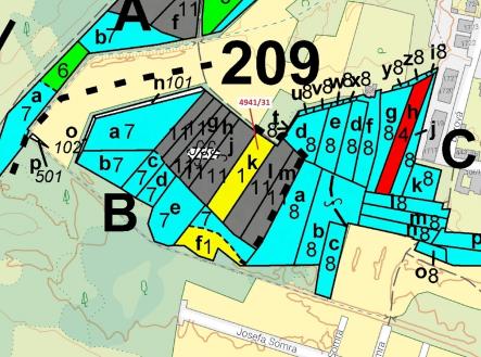 Prodej pozemku, les, 2 231 m²