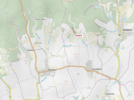 Prodej pozemku, les, 2 108 m²