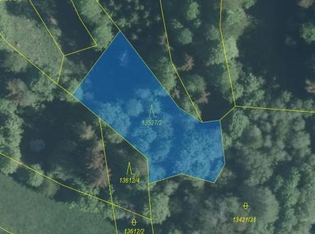 Prodej pozemku, les, 1 230 m²