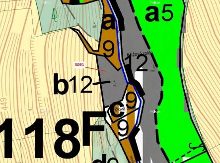 Prodej pozemku, les, 1 964 m²