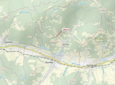 Prodej pozemku, les, 933 m²