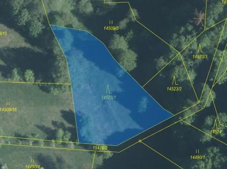 Prodej pozemku, les, 1 547 m²