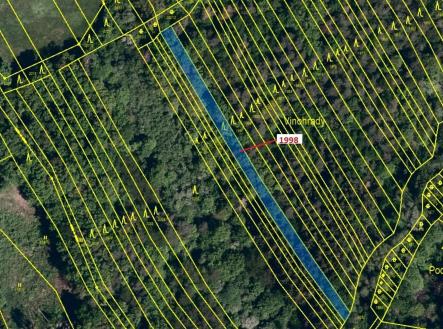 Prodej pozemku, les, 1 069 m²