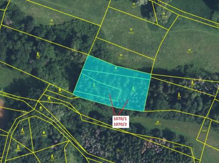 Prodej pozemku, les, 2 271 m²