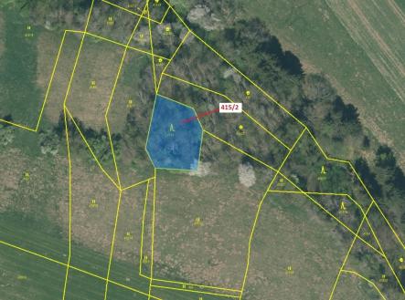 Prodej pozemku, les, 1 251 m²