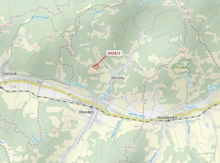 Prodej pozemku, les, 788 m²