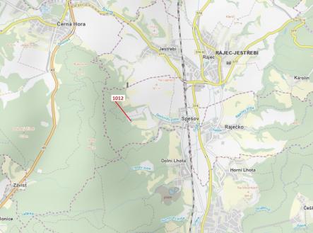 Prodej pozemku, les, 500 m²