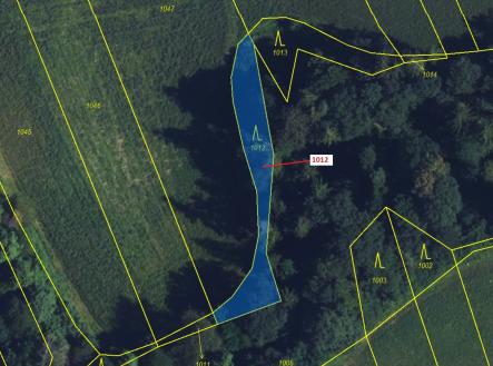 Prodej pozemku, les, 500 m²