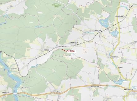 Prodej pozemku, les, 2 071 m²