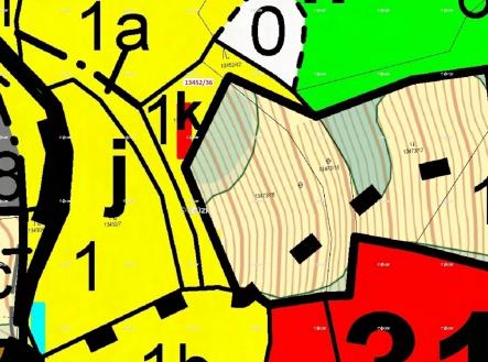 Prodej pozemku, les, 1 217 m²