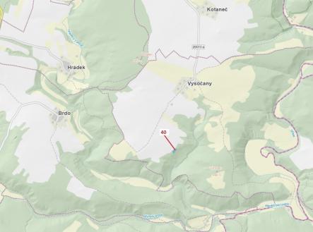 Prodej pozemku, les, 1 403 m²