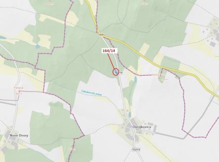 Prodej pozemku, les, 1 580 m²