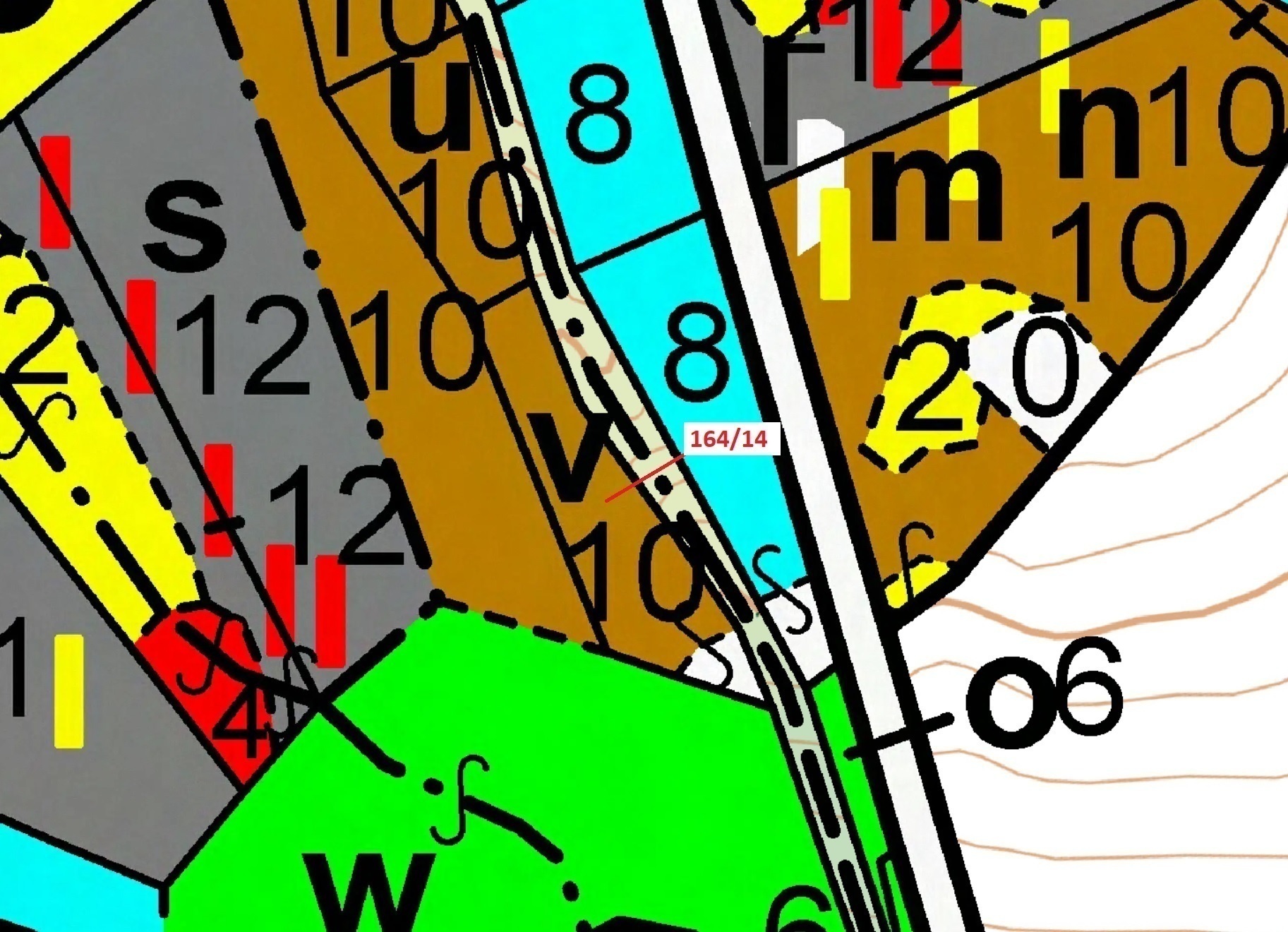 Lesní pozemek o výměře 1580 m2, podíl 1/1, katastrální území Ostojkovice, obec Budíškovice, obec s r