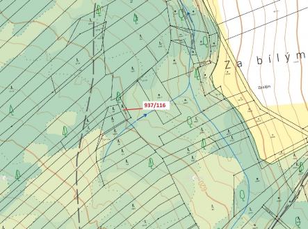 Prodej pozemku, les, 295 m²