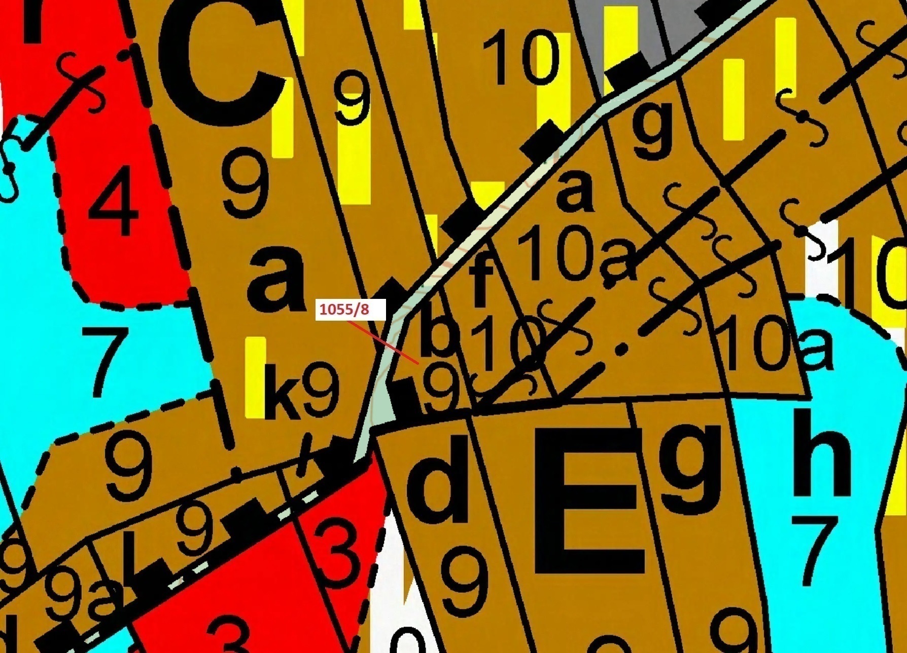 Lesní pozemek o výměře 546 m2, podíl 1/1, katastrální území Radonice u Milavčí, obec Milavče, obec s