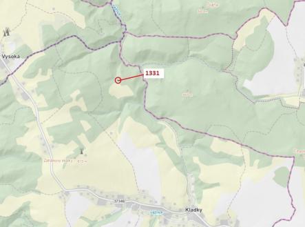 Prodej pozemku, les, 183 m²