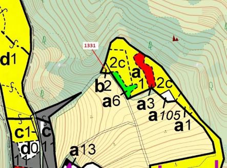 Prodej pozemku, les, 183 m²