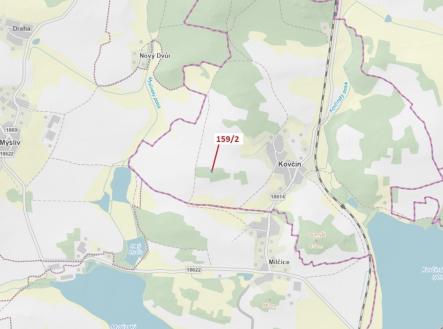 Prodej pozemku, les, 362 m²