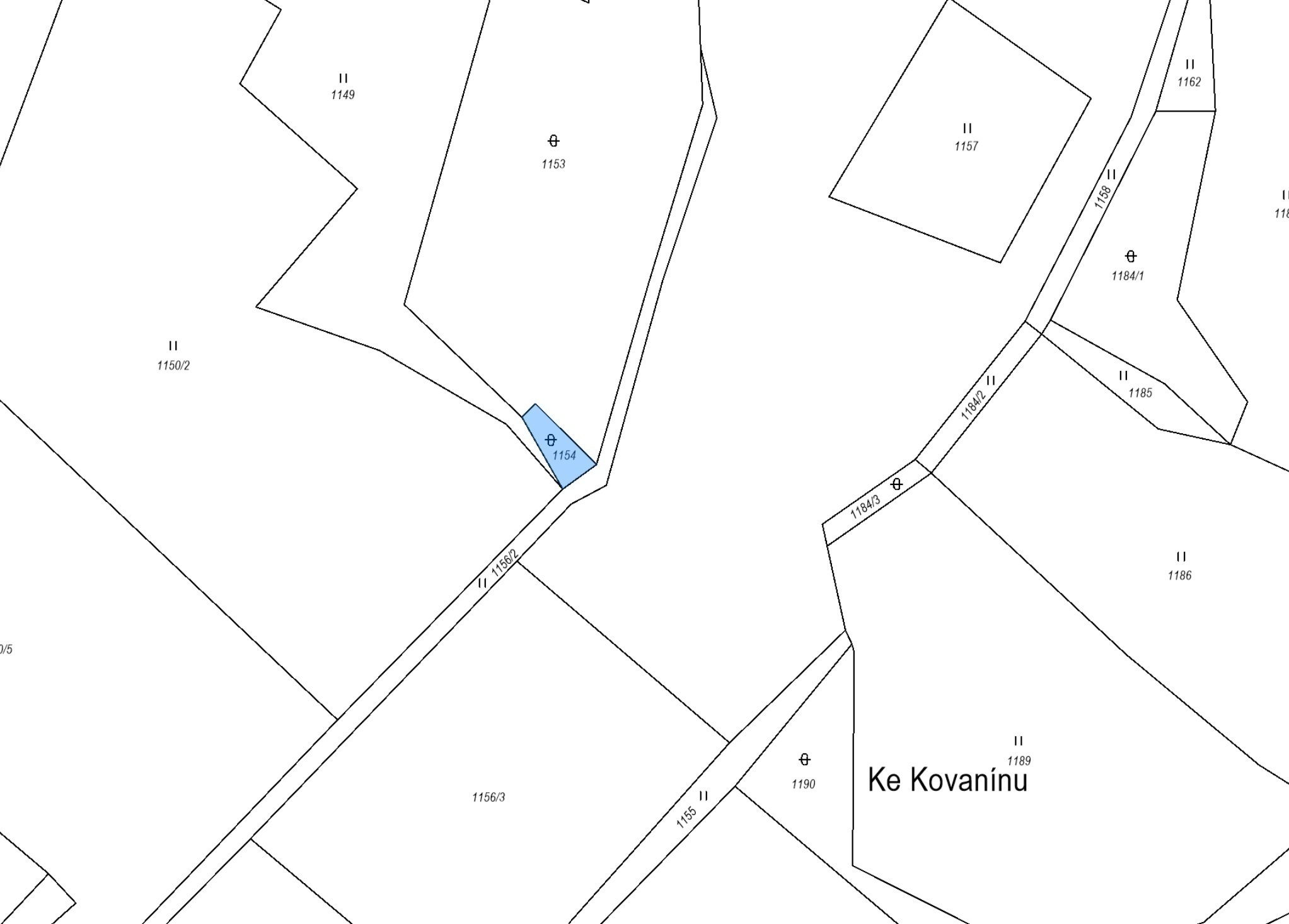 Ostatní plocha o výměře 83 m2, podíl 1/1, katastrální území Setěchovice, obec Zálezly, obec s rozšíř