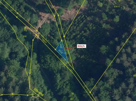 Prodej pozemku, les, 88 m²