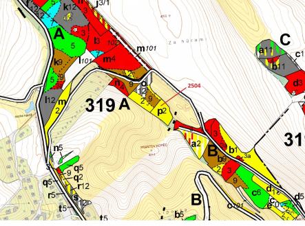 Prodej pozemku, les, 3 497 m²
