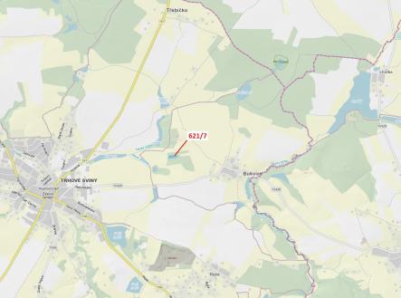 Prodej pozemku, les, 3 603 m²