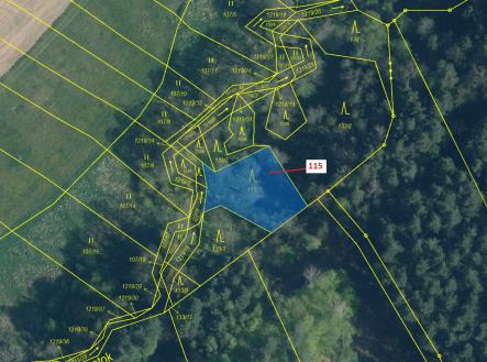 Prodej pozemku, les, 590 m²