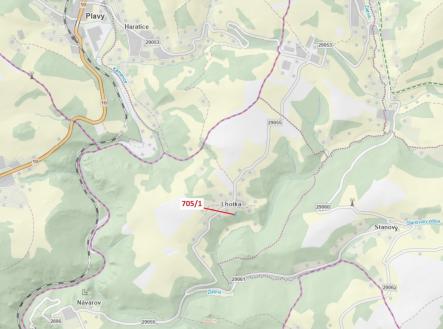 Prodej pozemku, trvalý travní porost, 438 m²