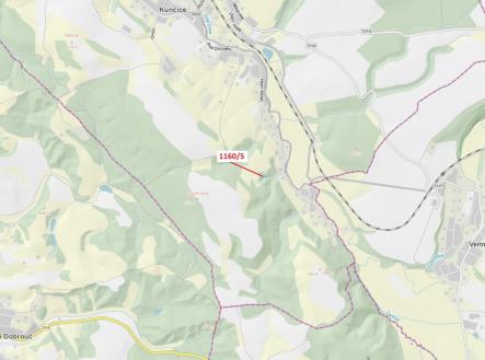 Prodej pozemku, les, 282 m²