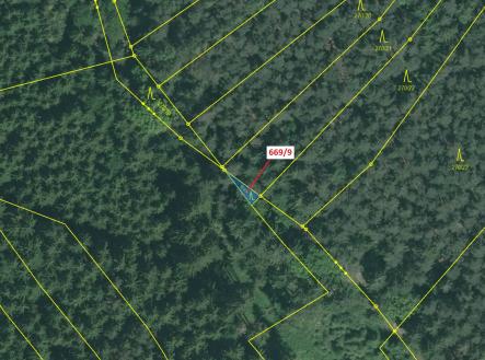 Prodej pozemku, les, 32 m²