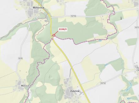 Prodej pozemku, les, 90 m²