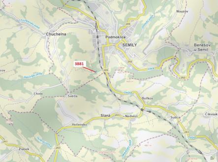 Prodej pozemku, les, 1 939 m²