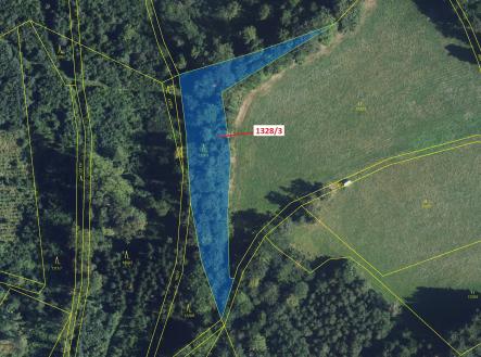 Prodej pozemku, les, 3 057 m²