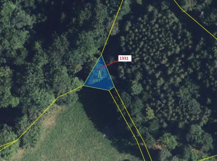 Prodej pozemku, les, 183 m²