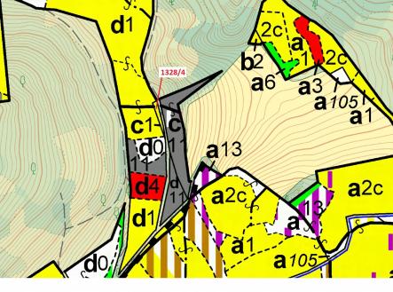 Prodej pozemku, les, 199 m²