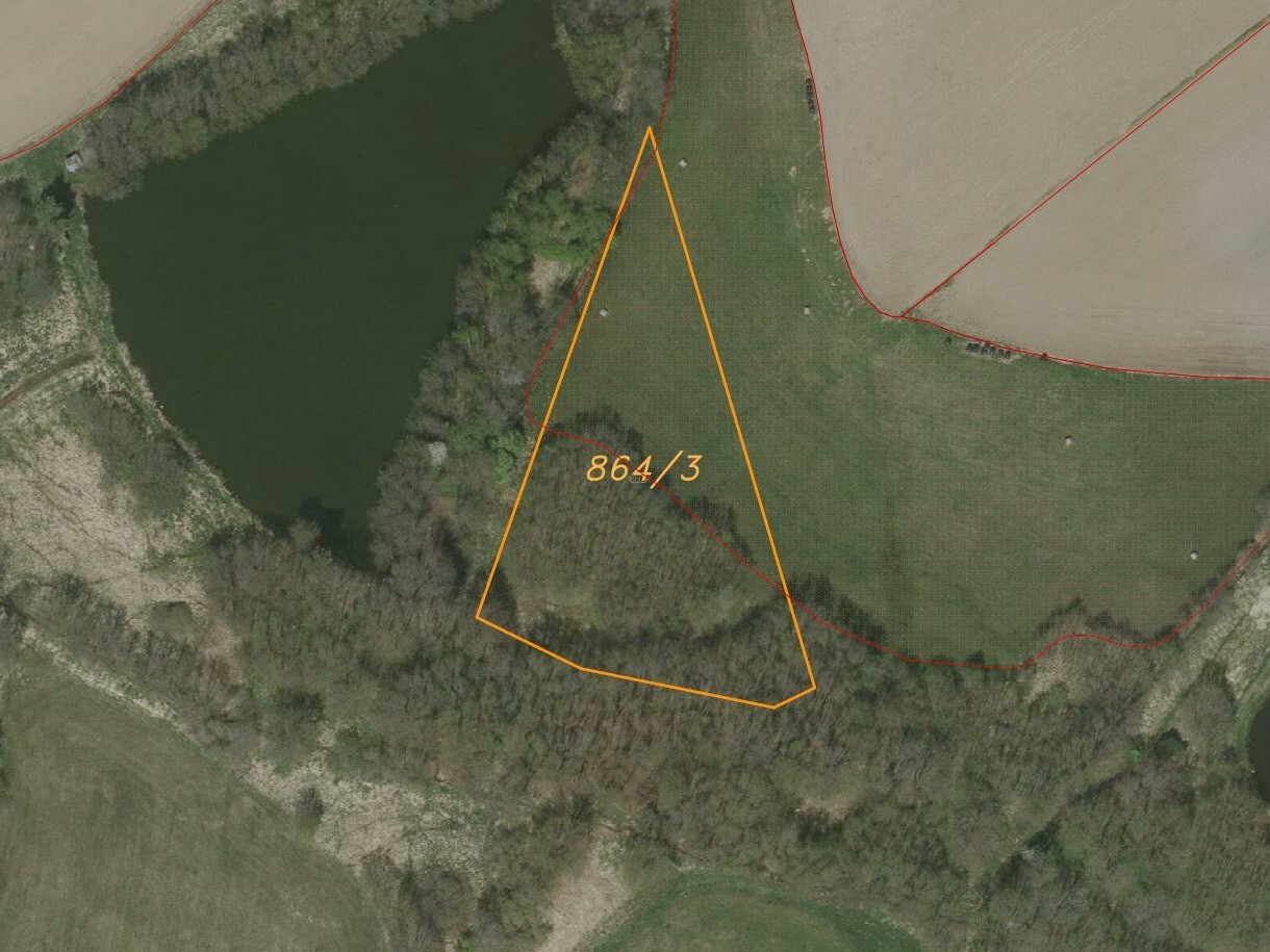 Pozemek o velikosti 4291m2, Dolní Pěna