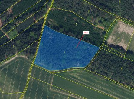 Prodej pozemku, les, 15 106 m²