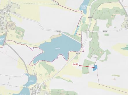 Prodej pozemku, les, 4 542 m²