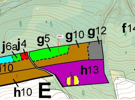 Prodej pozemku, les, 7 695 m²