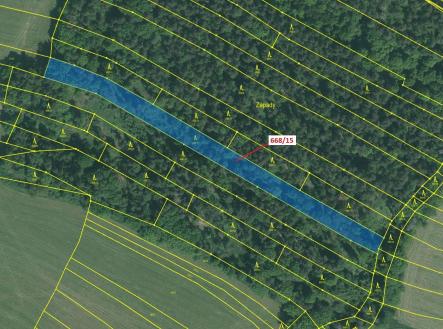 Prodej pozemku, les, 4 689 m²