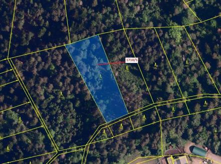 Prodej pozemku, les, 3 528 m²