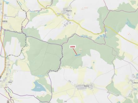 Prodej pozemku, les, 5 755 m²