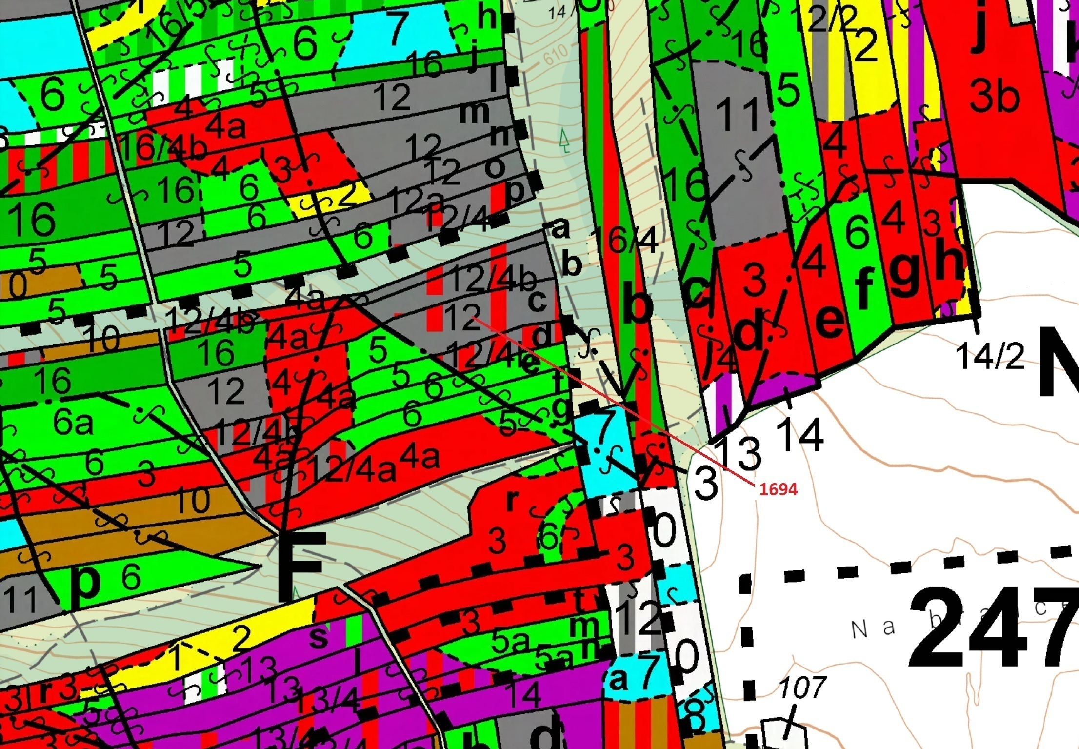 Lesní pozemek o výměře 5 755 m2, podíl 1/1, katastrální území Štítné, obec Žirovnice, obec s rozšíře