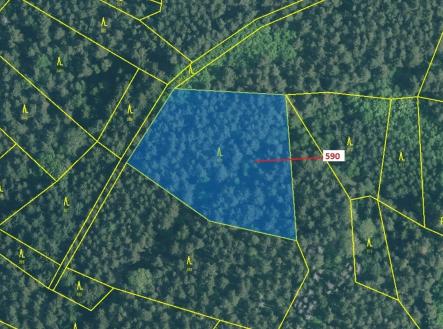 Prodej pozemku, les, 4 807 m²